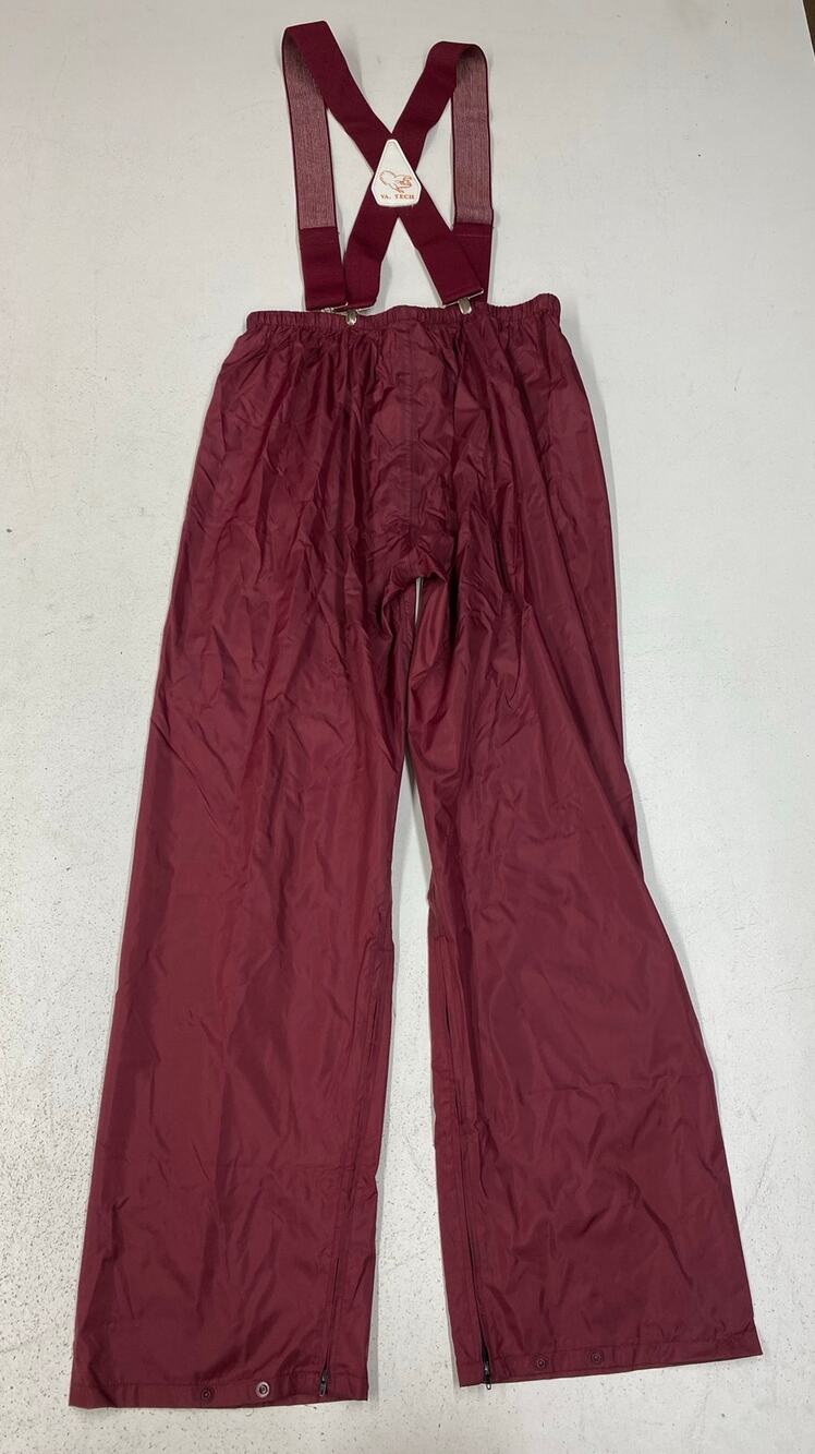 VTG Y2K Bass Pro Shops Virginia Tech VT Hokies supsenders fishing waders bib L